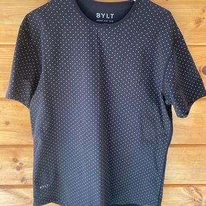 Mens BYLT Dotted T-Shirt - BLACK!